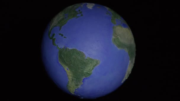 Varrat nélküli hurok a középre globe (Dof változat) - Felvétel, videó