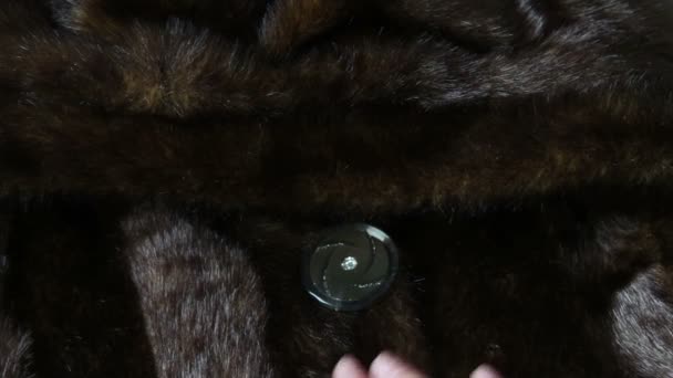 Detalle de un abrigo de visón
 - Metraje, vídeo