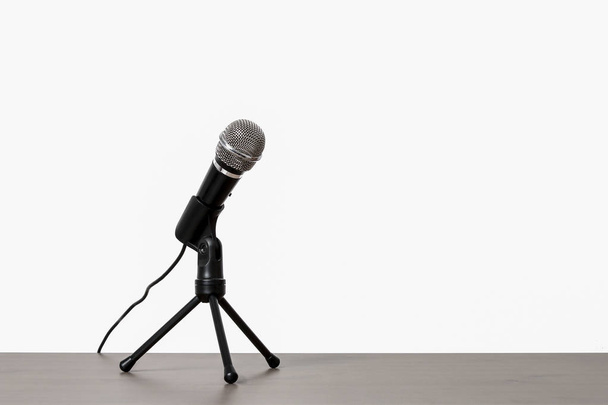Microphone isolated on white background - Φωτογραφία, εικόνα