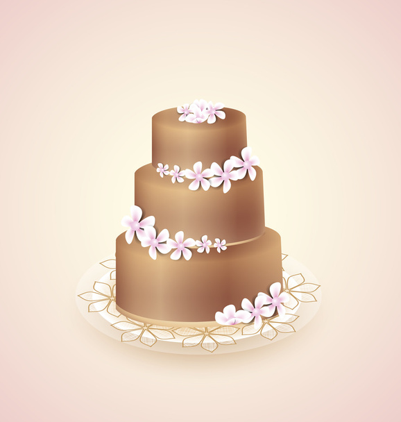 Sweet cake - Διάνυσμα, εικόνα