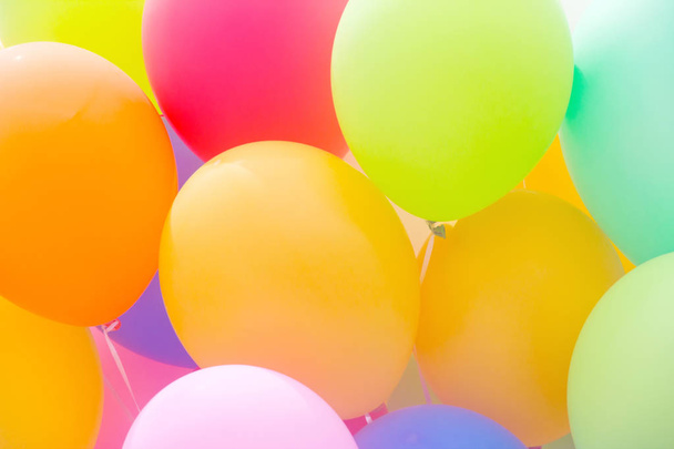 Colorful balloons background - 写真・画像