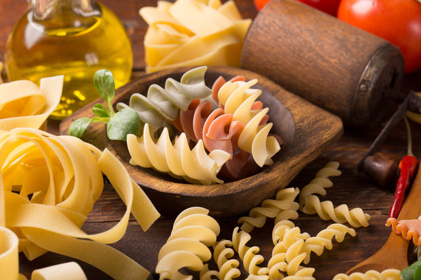 Various mix of pasta - Valokuva, kuva