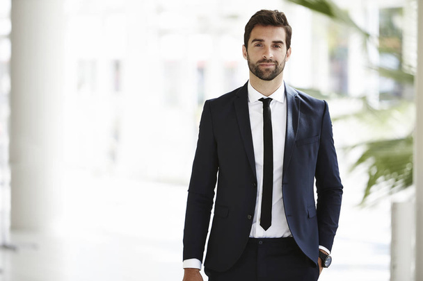 Handsome businessman in suit - Foto, imagen