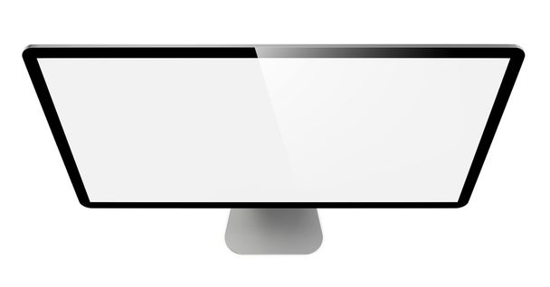 moderne breedbeeld LCD-monitor. - Foto, afbeelding