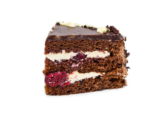 Шматочок шоколадного вишневого торта
  - Фото, зображення