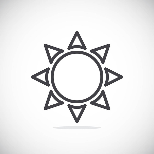 Sun element icon - Διάνυσμα, εικόνα