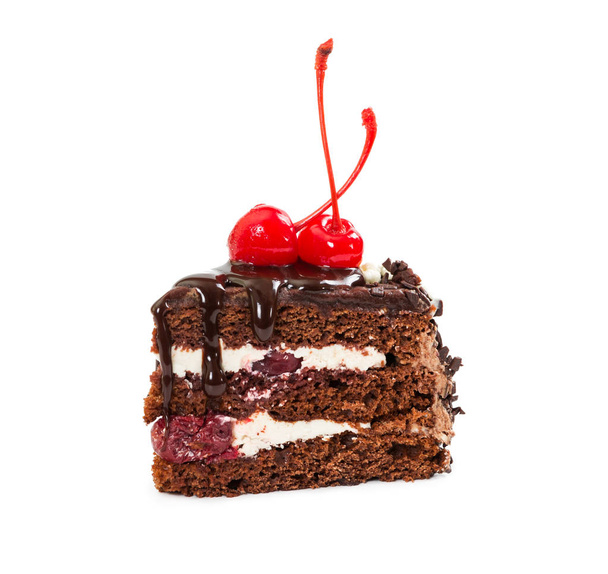 Db csokoládé cherry Cake  - Fotó, kép