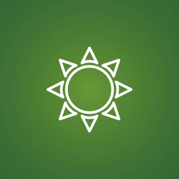 Sun element icon - Vektor, Bild