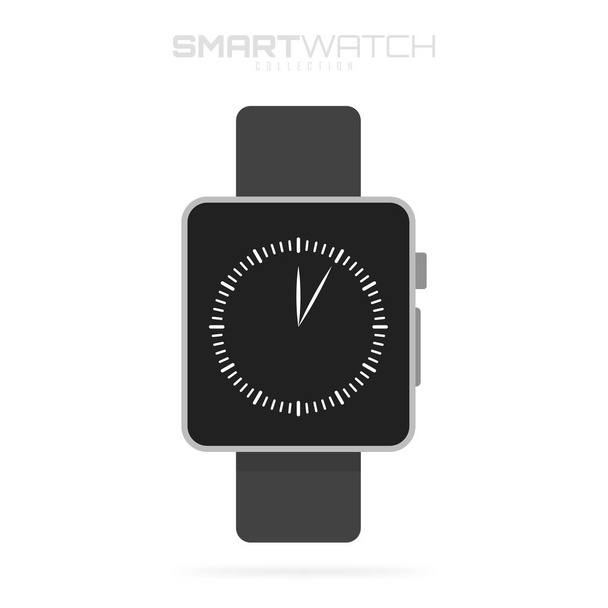 Slimme horloge geïsoleerd op een witte achtergrond voor uw projecten en infographics - Vector, afbeelding