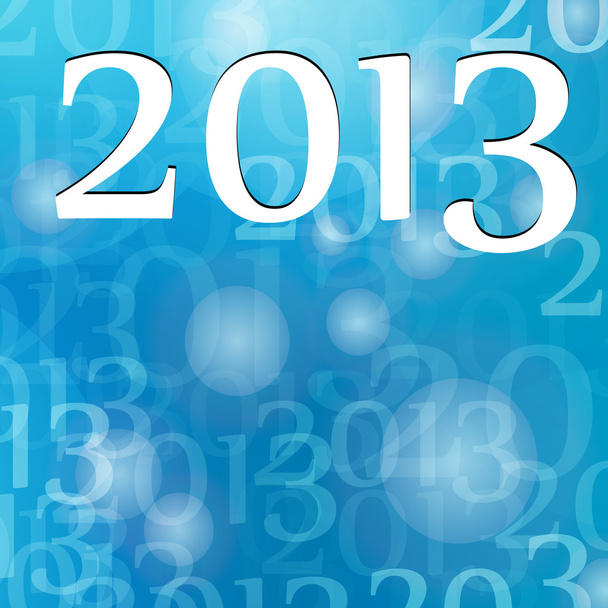 Scheda di Capodanno vettoriale 2013 sfondo blu
 - Vettoriali, immagini
