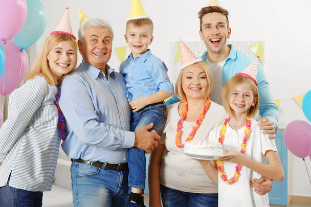family celebrating Birthday party  - Foto, immagini