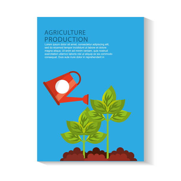 zemědělské výrobní koncepce ikona - Vektor, obrázek