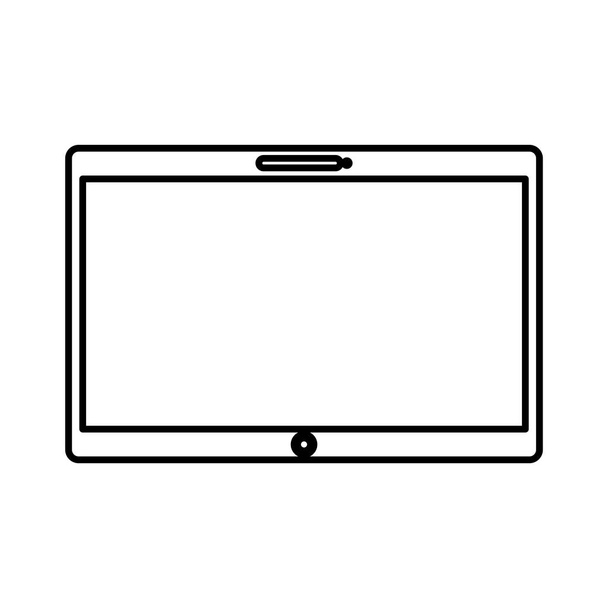 icono del dispositivo electrónico tableta
 - Vector, imagen