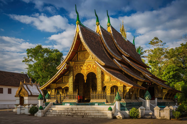 Wat xieng thong, Βουδιστικής ναός στο luang prabang παγκόσμιας κληρονομιάς - Φωτογραφία, εικόνα