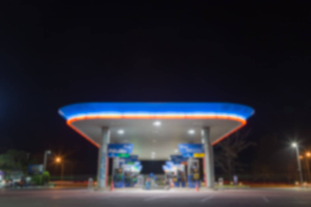 Gasolinera o gasolinera
 - Foto, Imagen