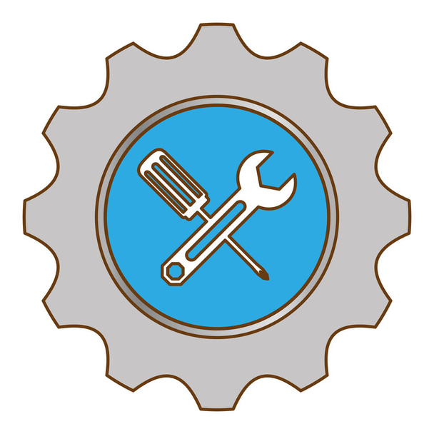 repair service icon image - Vector, Image