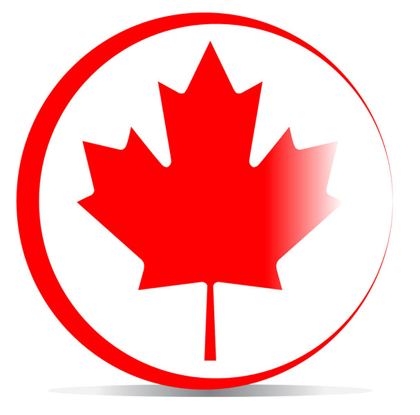 Creative Canada Flag Icon - Vector, Image