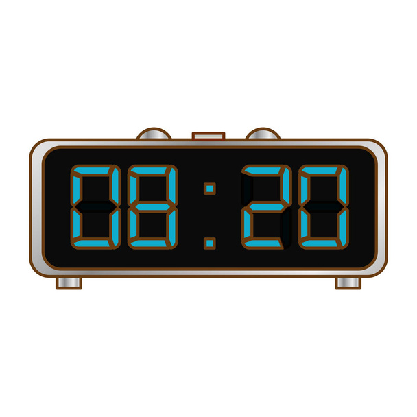 digital clock and timer icon design - Vektor, kép