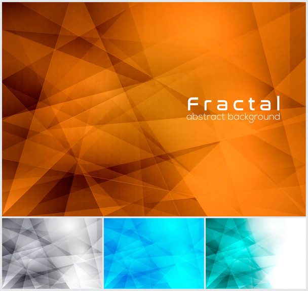 Fractal abstract background - Vettoriali, immagini