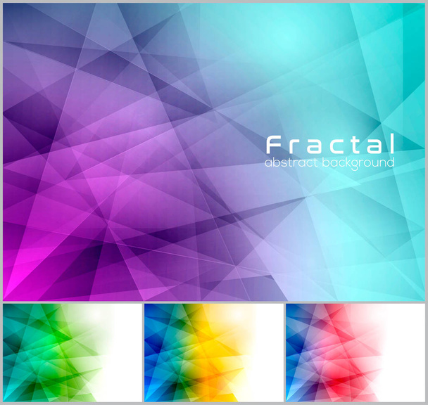 Fractal abstract background - Vector, Image