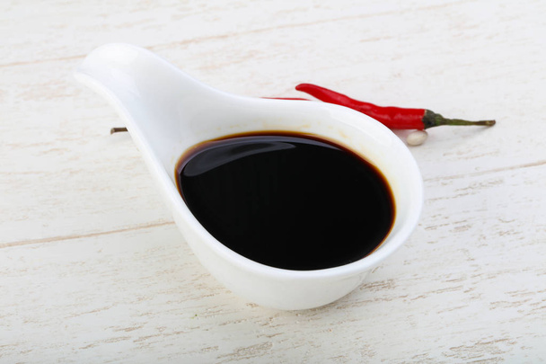Soy sauce in the bowl - Photo, Image