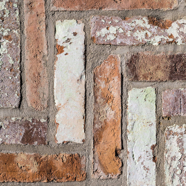 old vintage red brick wall - Fotografie, Obrázek