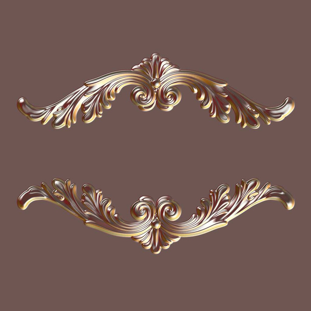 Swirl рослинним орнаментом
 - Фото, зображення