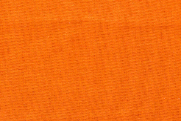 Orange fabric texture for background. - Fotoğraf, Görsel