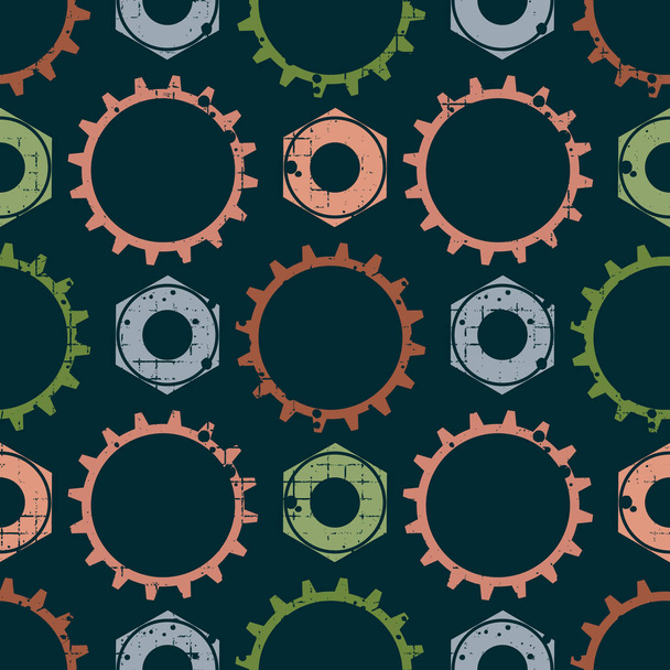 Vector seamless pattern, graphic illustration - Διάνυσμα, εικόνα