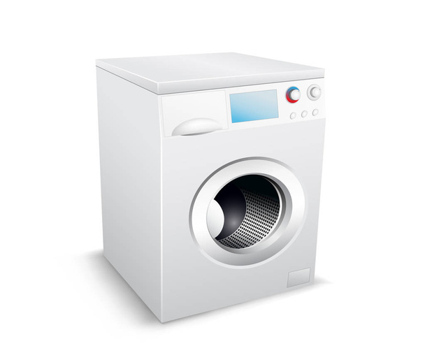Modern washing machine - Διάνυσμα, εικόνα