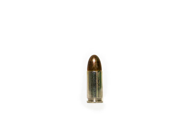 9 mm pistool kogel  - Foto, afbeelding