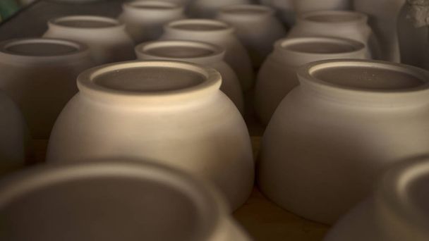 round ceramic pots - Photo, Image