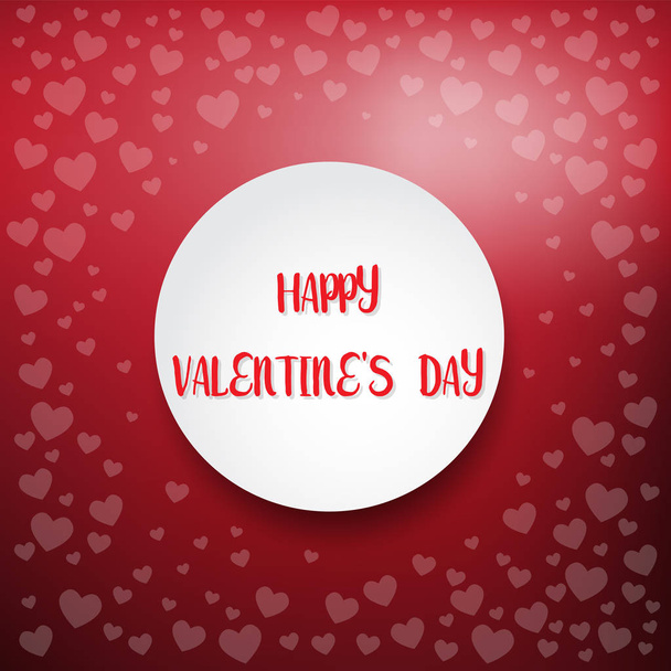 Valentines achtergrond ontwerpsjabloon, vectorillustratie - Vector, afbeelding