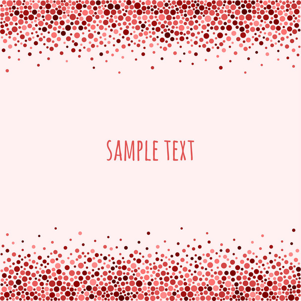 Dotted pattern with space for text. Vector abstract background. - Вектор,изображение