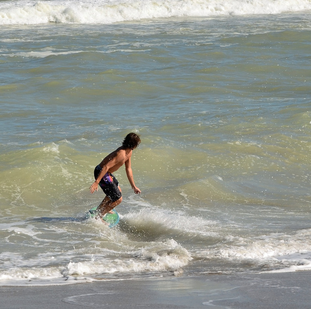 Skimboard-Surfer - Foto, Bild