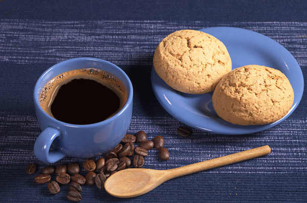 καφέ και μπισκότα - Φωτογραφία, εικόνα