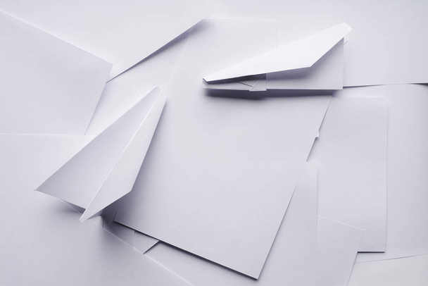 White paper planes - Photo, Image