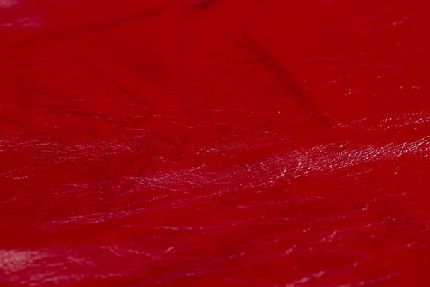 赤革の質感の背景 - 写真・画像