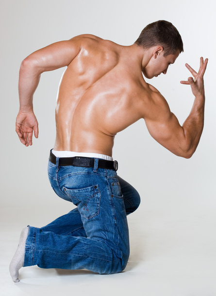 Young bodybuilder man - Foto, Imagen