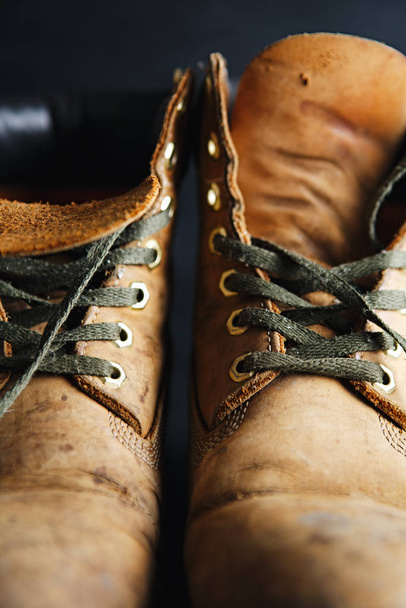 staré kožené boty - Fotografie, Obrázek