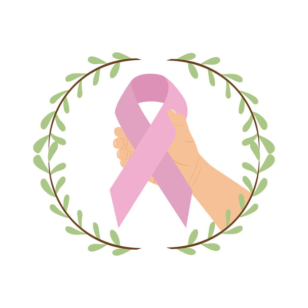 Kampania rak piersi - Wektor, obraz
