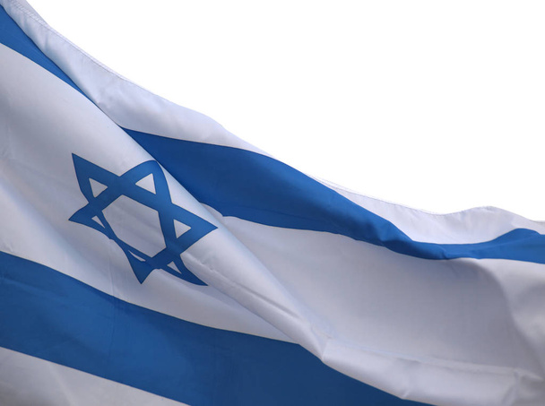 Israel banner on wind - Фото, зображення