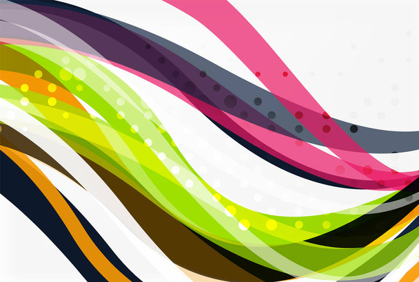 Kleurrijke strepen op lichte achtergrond - Vector, afbeelding