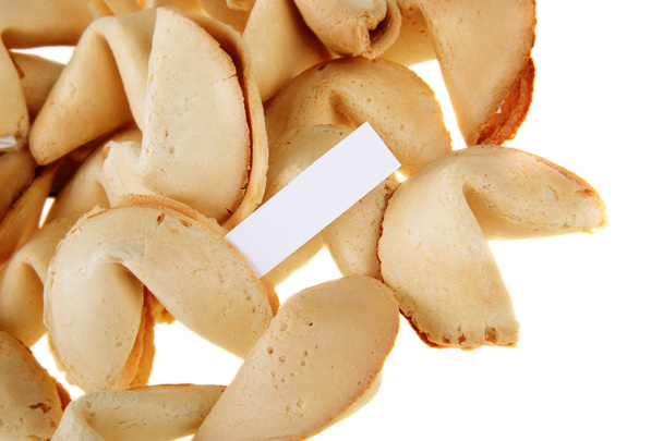 leeg bericht - backlit fortune cookies - Foto, afbeelding