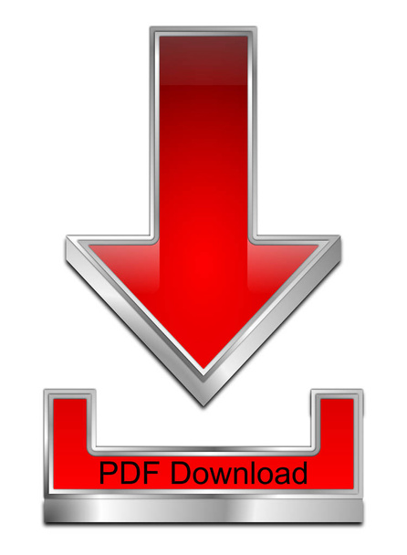 PDF Download symbool - 3d illustratie - Foto, afbeelding
