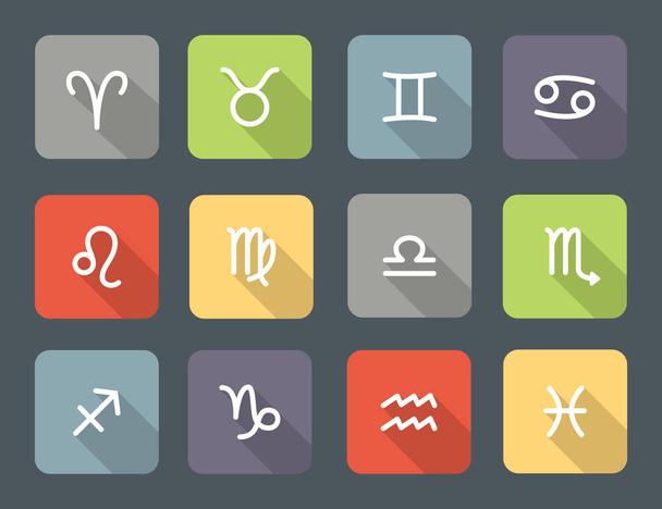 Set di simboli zodiacali
 - Vettoriali, immagini