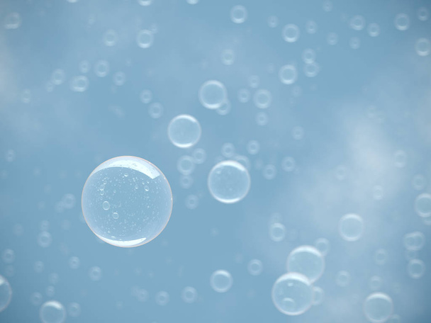 Water bubbles background - Fotó, kép