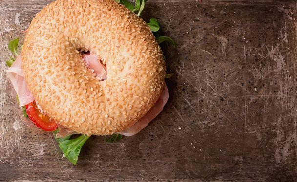 Bagels with Prosciutto - Foto, imagen