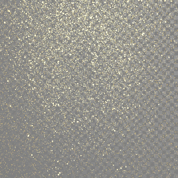 Διάνυσμα χρυσή σωματίδια σκόνης, αστραφτερή λάμψη υφή - Διάνυσμα, εικόνα