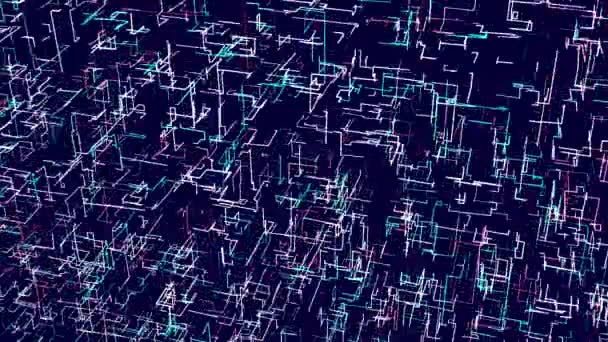 blau animierter abstrakter Hintergrund - Filmmaterial, Video